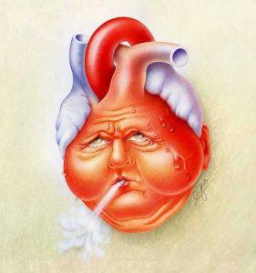 عوارض نارسایی قلب